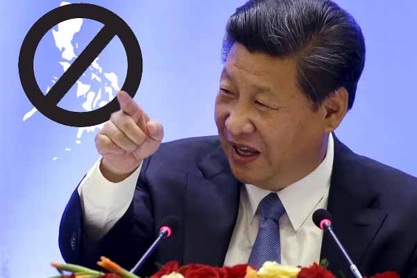 China bans Philippines