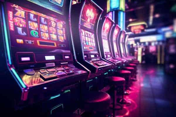 Slots on the casino floor